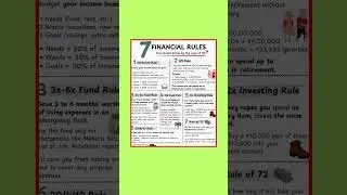 7 Financial Rules That Will Change Your Life #usa #lifehacks #money #tips #car #cars #finance