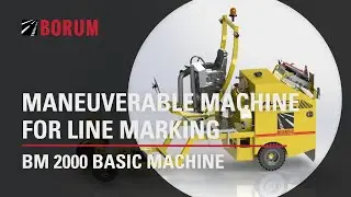 BM 2000 Basic machine &ndash; a maneuverable machine for line marking in city, urban and interurban areas