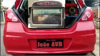 Instalando sensor de estacionamento e câmera de ré - Nissan Tiida