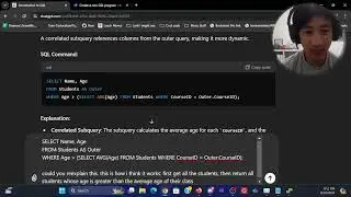 Day 5 of Learn SQL from ChatGPT - Subsequently Failing Subqueries