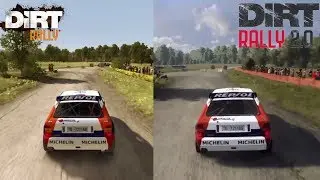 Dirt Rally 2.0/Dirt Rally 1 Germany Rally Gameplay Direct Graphics Comparison (PS4)