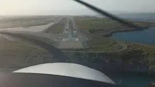 LGIR LANDING RUNWAY 27 -Light Aircraft Diamond DA-40 D-