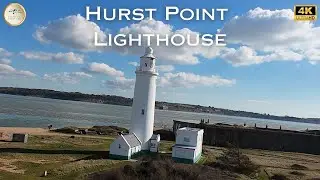 Hurst Point Lighthouse Bathed in Glorious Sunshine Overlooking the IOW.