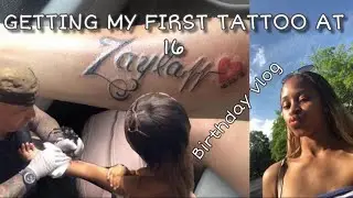 GETTING MY FIRST TATTOO AT 16!! BIRTHDAY VLOG| 𝖟𝖆𝖓𝖆𝖉𝖎𝖆 𝖘𝖎’𝖒𝖔𝖓𝖊