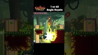 1v40 Battle Royale Level in Eagle Island Twist! #Shorts