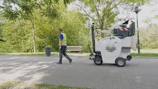 TSM - Ariamatic 240, the first electric urban vacuum cleaner autonomous driven