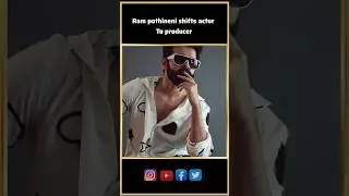 rapo turns actor to producer 🤔#rampothineni #movies #youtuber #actors