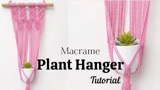 Macrame Plant Hanger Without Ring Tutorial || Gantungan Pot Tanpa Ring