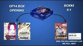 *NEW* ENGLISH OP14 BOOSTER BOX #2 Opening: THE AZURE SEA'S SEVEN - One Piece Card Game