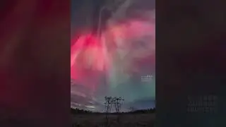 Explos&atilde;o Solar e Aurora Boreal