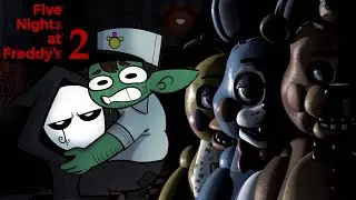 A stoned Goblin plays five nights at Freddy's 2 with mask / why is she Bad!!!!!???