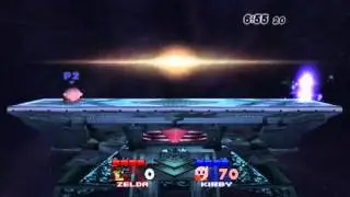Brawl Minus: Teleslides on flat surfaces (Zelda)