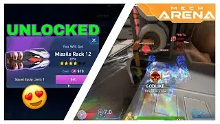Finally, I unlocked Missile Rack 12🥳| Mech Arena