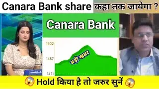 canara bank share news today l canara bank share price today l canara bank share news