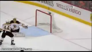Matt Read batted Goal- 2013-04-23 vs the Boston Bruins