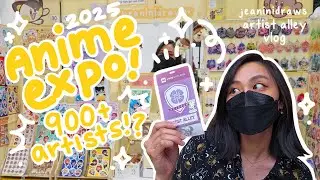 Vending with 900+ artists at the BIGGEST anime convention?? | Anime Expo 2025 | jeaninidraws