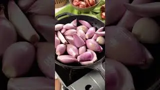 Жареный шалот в кленово-бальзамическом соусе
