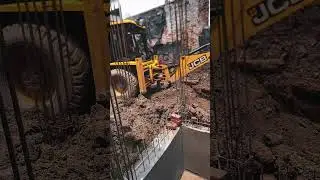 JCB Ki Real Power To Yaha Dikhti hai🏗️ #constructionchannel #realsite #construction #yt  #like#yt