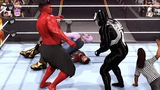 212. Red hulk vs thanos venom superhero wwe,Best Marvel's Avengers Tag Teams | Elimination Match