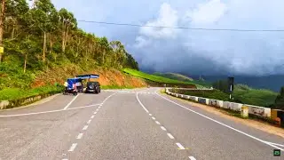 Munnar Town, Kerala, India 🔥 Scenic Drive Munnar Gap Road 🔥 National Highway 85 / NH 85 🔥 4K 60 FPS
