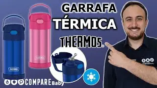 Garrafa THERMOS Funtainer Térmica 355ml | ✅ Com Canudo | É boa? Funciona?