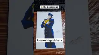 Josuke Higashikata requested by @xavierbio #shorts  #art #drawing
