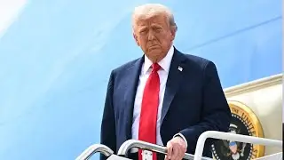 Live: Donald Trump boards Air Force One, departs for Ryder Cup in New York