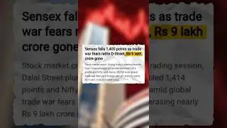Stock Market Crash: ₹9 Lakh Crore Wiped Out! Will It Recover?