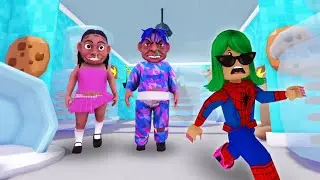 BIBI TENTA ESCAPAR DOS BEBÊS GIGANTES | Roblox