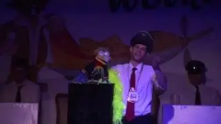 Bauchredner Pascal Huber & Diego auf der Prunksitzung des KVI 2017
