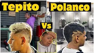 BARBERÍA DE TEPITO (EN LA CALLE ) Vs BARBERÍA EN ZONA EXCLUSIVA DE CDMX (POLANCO )😱