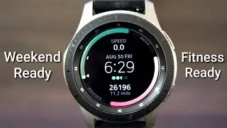 Best Free Galaxy Watch Weekend Fitness Watch Face Ready For Download