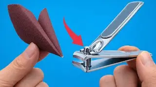 Как заточить маникюрные ножницы до бритвенной остроты | Простой и эффективный метод | Неожиданный ре