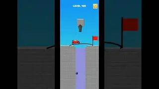 draw bridge🌉 level 105 #game #shortvideo #shortsfeed #short