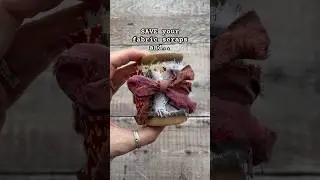 Slow stitch a fabric scraps snippet roll / hand sewing for mindful relaxation #stitching #stitching
