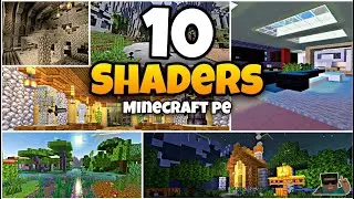 😍TOP 10 SHADERS for MINECRAFT BEDROCK 1.21, Low Resources, NO LAG, LOW-END Phones✔️