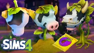 How to get a Cowplant Berry 🐄🍓and other Rare Plants (Death Flower) | The Sims 4 Hack