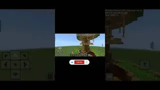 i build a unique small tree house in Minecraft