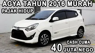 HARGA MOBIL BEKAS TOYOTA AGYA HANYA 40 JUTA TAHUN 2016