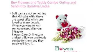 Buy Flowers and Teddy Combo Online and Send it to Haridwar,India