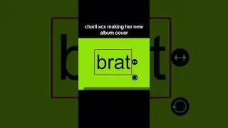Charli XCX Making &ldquo;Brat&rdquo; Album Cover #meme #pop