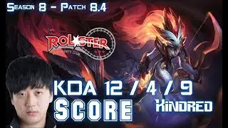 KT Score KINDRED vs EKKO Jungle - Patch 8.4 KR Ranked