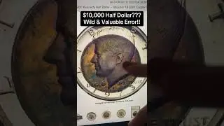 $10,000+: 1973-S Kennedy Half Dollar Error Worth BIG MONEY - Struck-in 1.6 Gram Copper Planchet