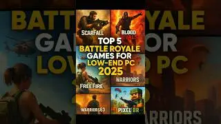 top 5 best battle Royale games for low end PC #battleroyalegame #lowendpc #shorts