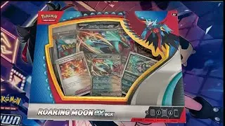 Roaring Moon EX Box! We got a HIT! #pokemon #pokemoncards #pokemontcg #pok&eacute;mon #unboxing #pokemongo 
