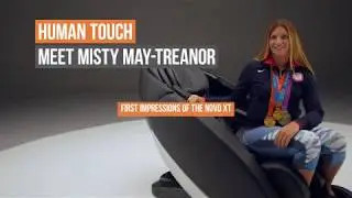 Misty May-Treanor Tries the Novo XT Massage Chair