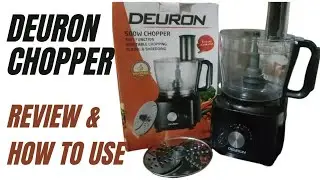 Deuron chopper review and how to use | 3 in 1 chopper | Deuron chopper tutorial @nourworldofficial