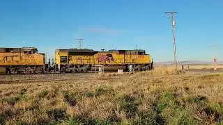 Union Pacific Acid Train on November 27, 2025, Thanksgiving Day. Call's Fort Road Crossing.