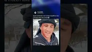 The Time Merab Dvalishvili Decided To Jump Headfirst Into A Frozen Lake💀🩸