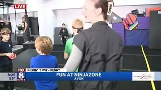 FOX 8 NEWS Cleveland Kenny Has Fun At Ninjazone
